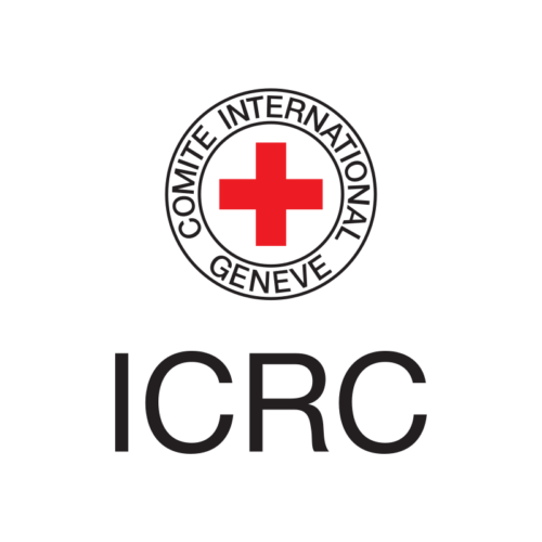 The logo of the International Committee of the Red Cross (ICRC) consisting of a red cross emblem on a white background, encircled by the text "Comite International Geneve"