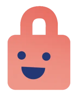 Graphic of a lock with a smiling face. Represents a secure membership platform.