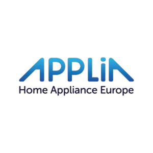 Logo of trade association APPLiA, the European home appliance industry association, featuring the name 'APPLiA' in a modern sans-serif font, predominantly in blue.