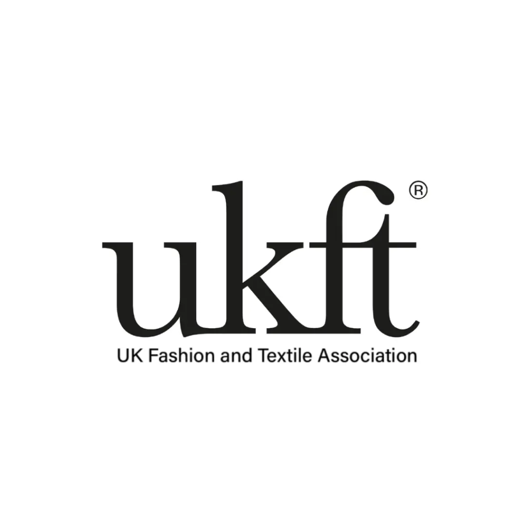 Logo for UK Fashion and Textile Association (UKFT)