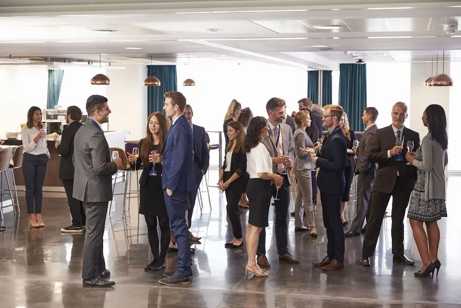 Photo of people at a membership. event. For story on how membership organisations are modernising events and engagement