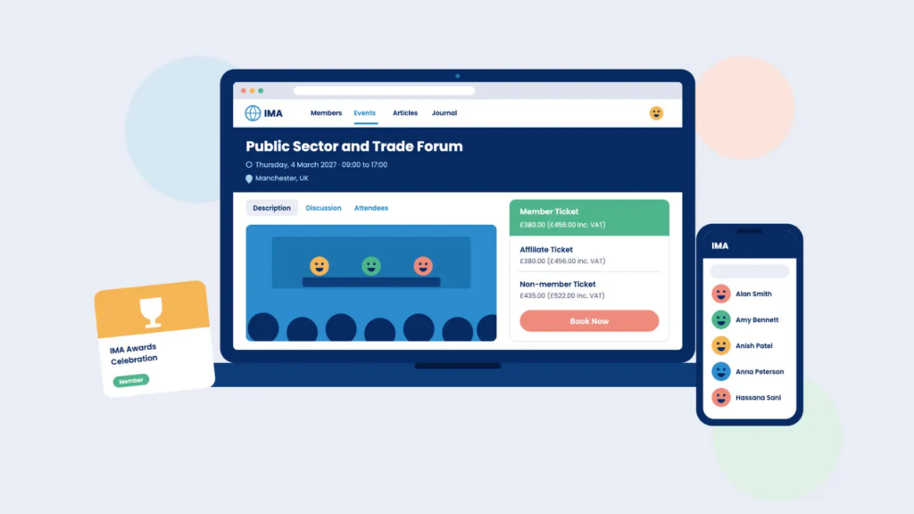 Member portals for membership organisations