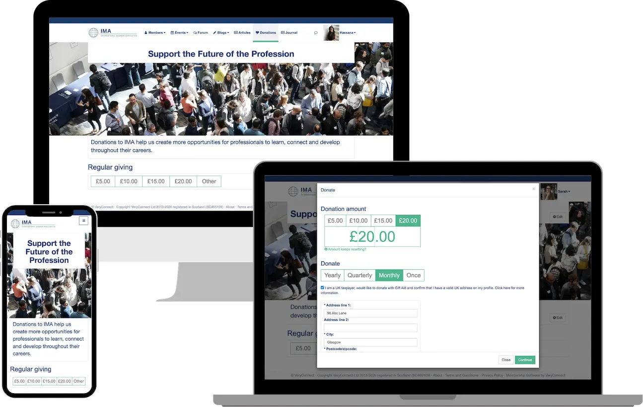VeryConnect Donations